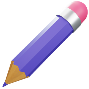purple pen with pink rubber