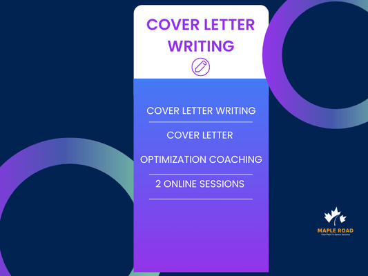 Cover letter writing pricing card contaimning: cover letter writing, cover letter opitimization and 2 online sessions