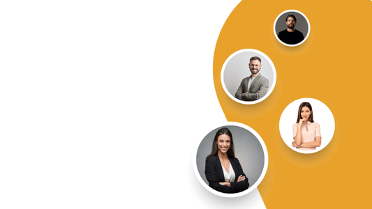 Avatar of two business men and two business woman